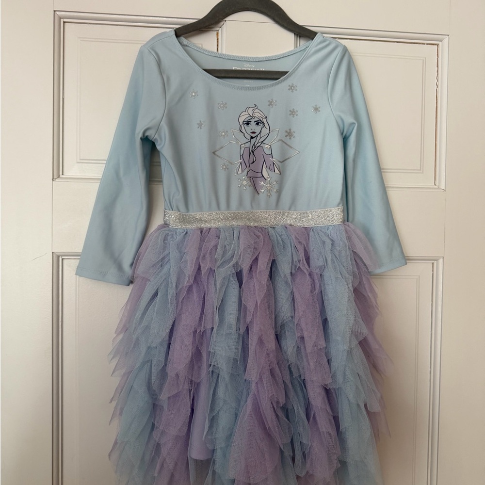 Disney Light Blue & Lavender Frozen Tulle Dress Tutu